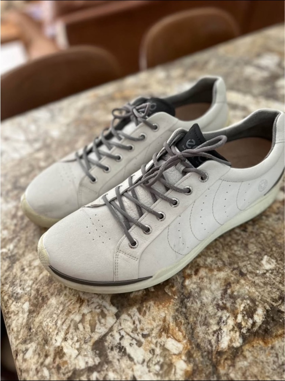 ECCO Men's Biom Hybrid Athletic Golf Shoes Natural Motion Shadow White, Sz 12.